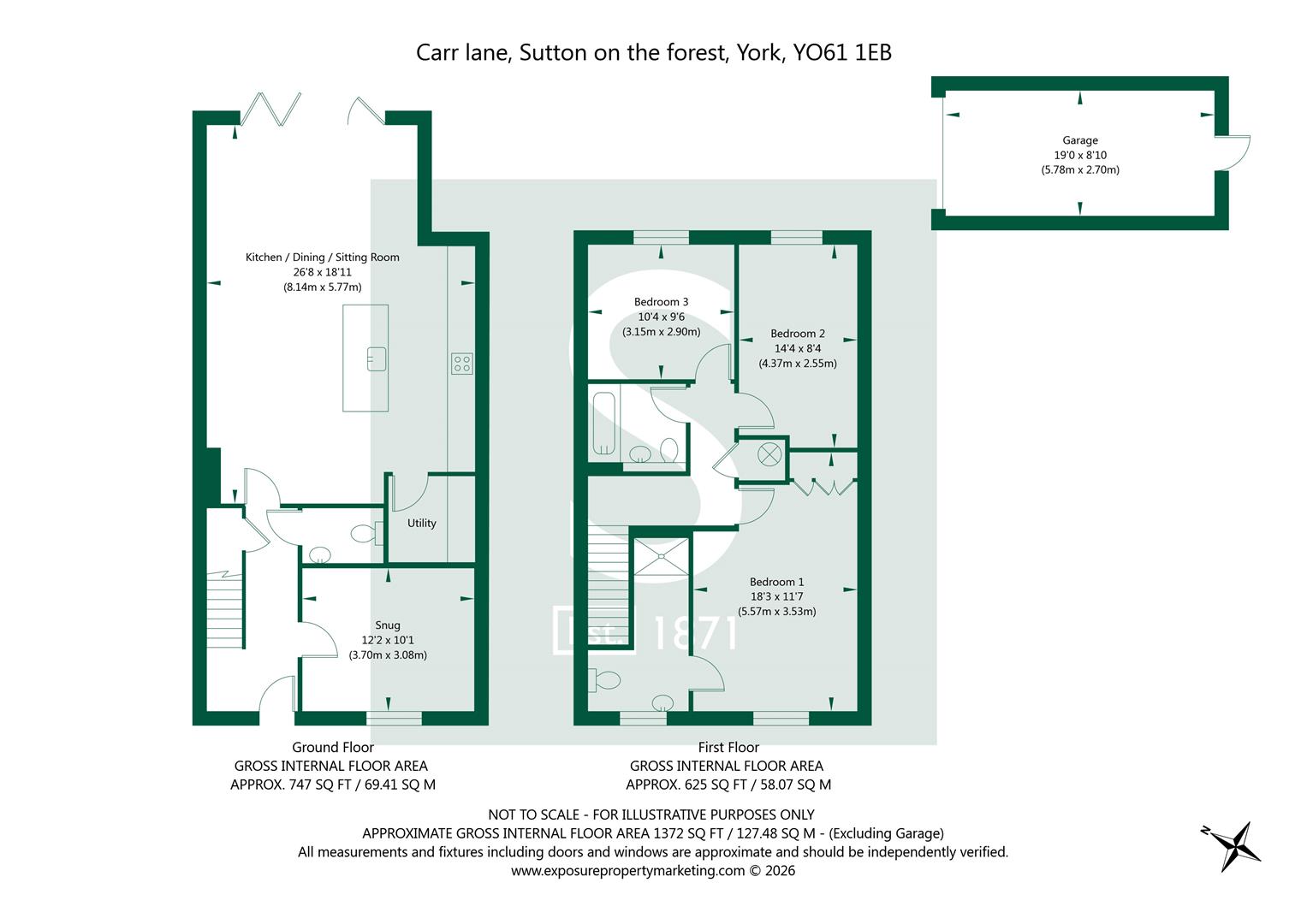 Carr Lane Ivy Cottage York YO61 1EB