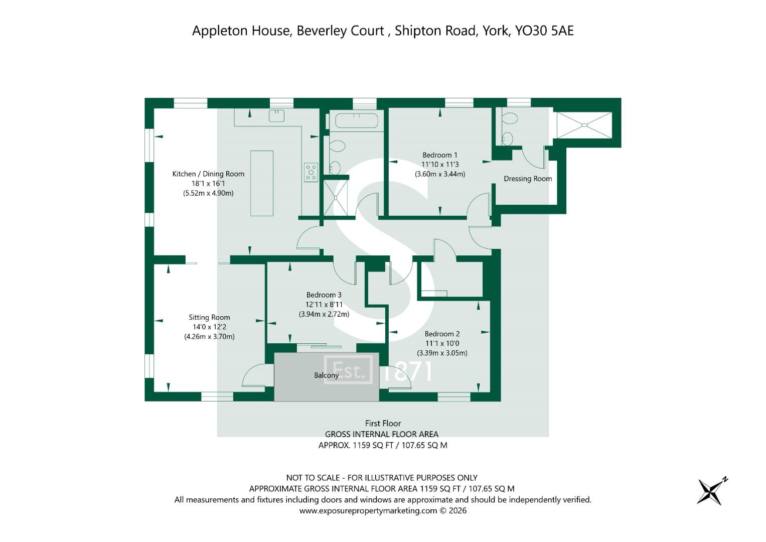 Beverley Court 14 Appleton House York YO30 5AE