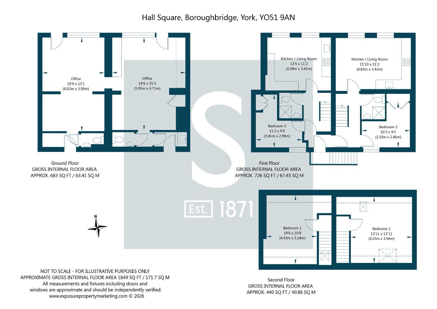 Hall Square 4/4a Boroughbridge YO51 9AN