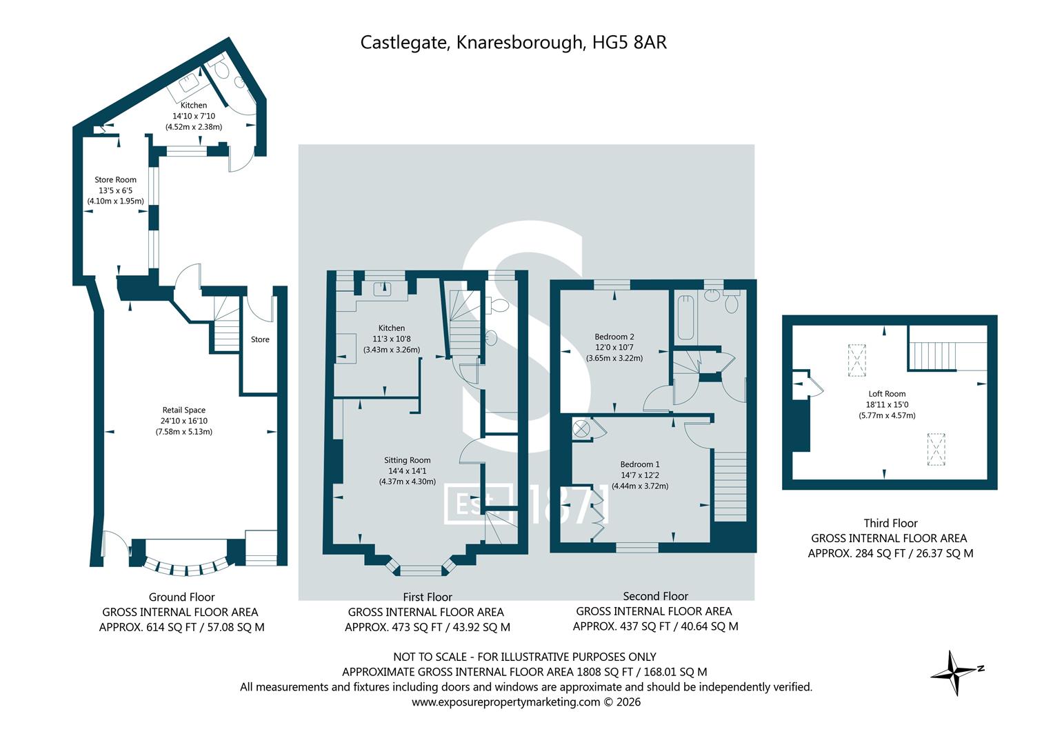 Castlegate 11 Knaresborough HG5 8AR