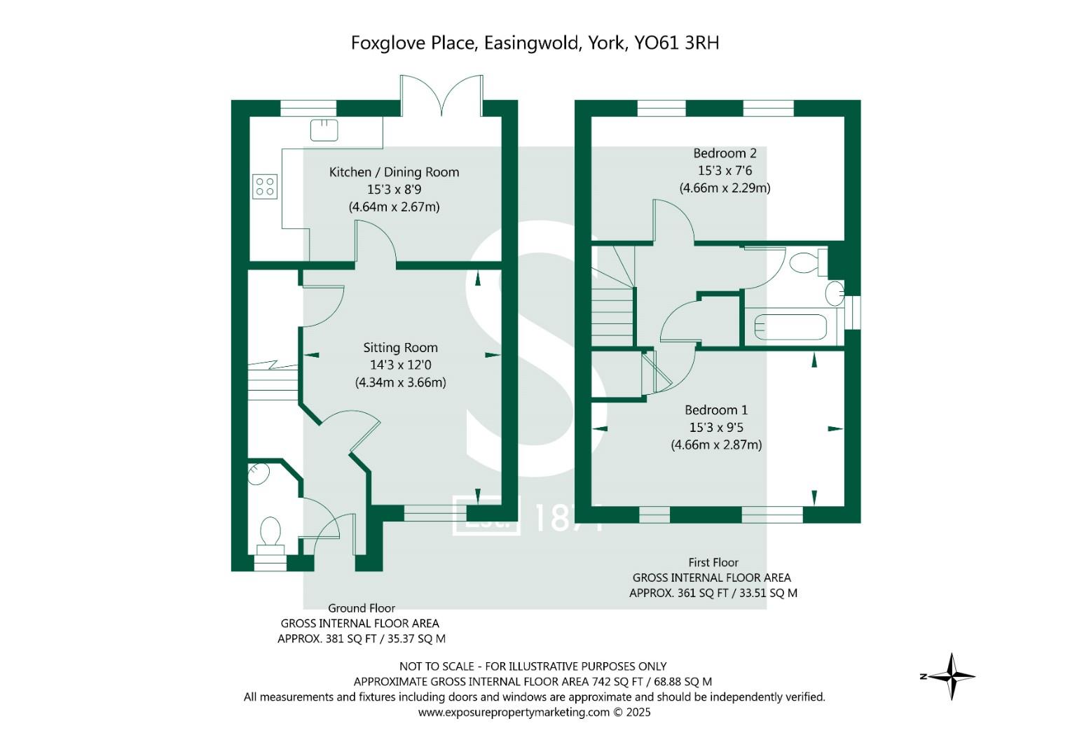 Foxglove Place 8 Easingwold YO61 3RH