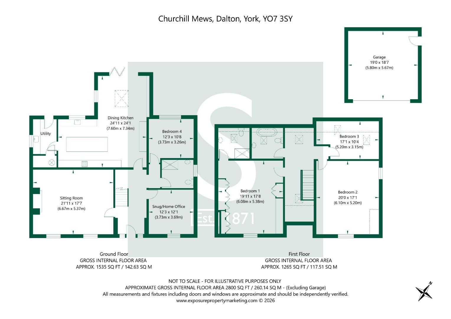 Churchill Mews 3 Thirsk YO7 3SY