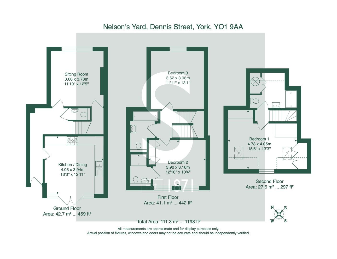 Dennis Street 8 Nelsons Yard York YO1 9AA