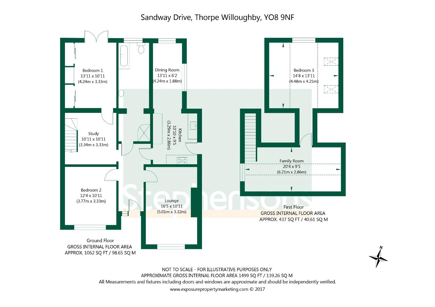Sandway Drive 3 Thorpe Willoughby YO8 9NF