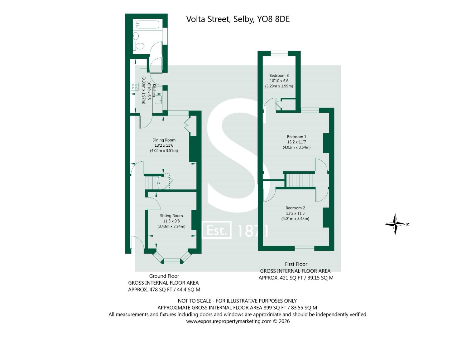 Volta Street 43 Selby YO8 8DE